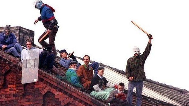 Prisoners on the roof