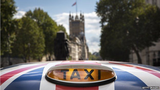Taxi at Westminster