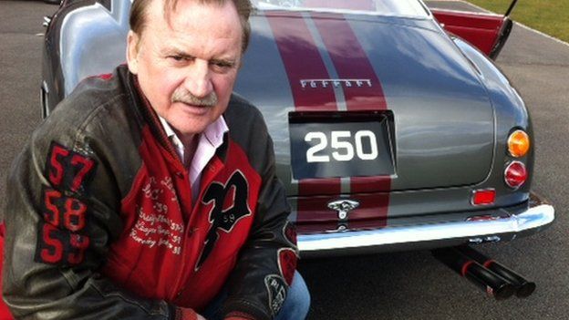 John Collins with 25 O number plate