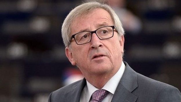 EU Commission chief Jean-Claude Juncker