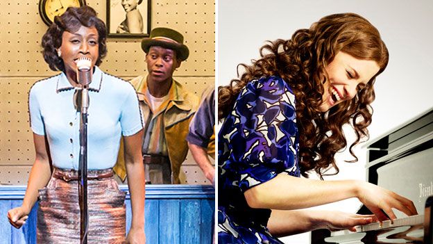 Beverley Knight in Memphis and Katie Brayben as Carole King in Beautiful