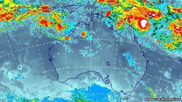 Two low-pressure systems are developing of the coasts of Western Australia and Queensland