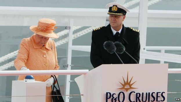 The Queen and Captain Paul Brown