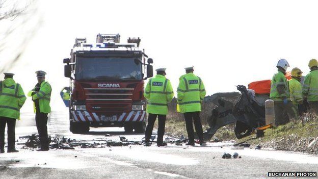 Man 42 Dies After Two Vehicle Crash Near Beith Bbc News 0260