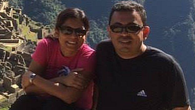 Rafida Bonya Ahmed and her husband Avijit Roy