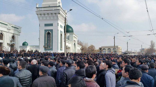 Large gatherings are rare in Uzbekistan where the authorities have cracked down on religious activity outside state institutions