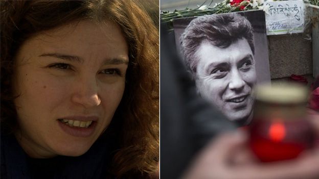 Zhanna Nemtsova and tributes to Boris Nemtsov