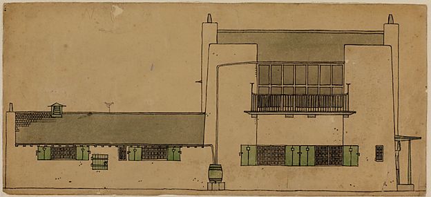 Mackintosh design for an Artist's House in the Country