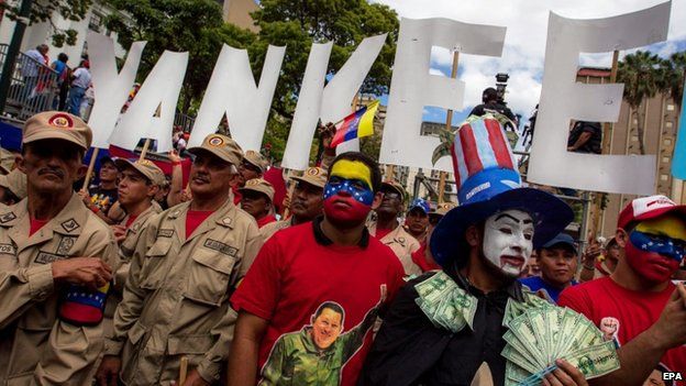 Anti-US demo in Caracas