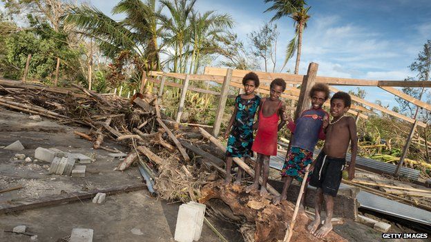 Aftermath of Cyclone Pam