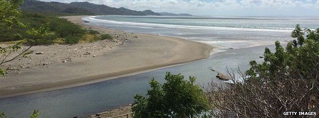 The beach where a Chinese billionaire wants to build a canal across Nicaragua.