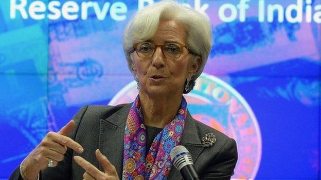 IMF chief Christine Lagarde has urged India to deepen economic reforms