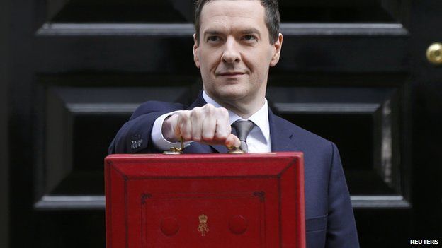 George Osborne with the 2015 Budget