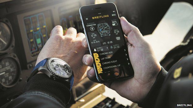 Breitling smartphone display