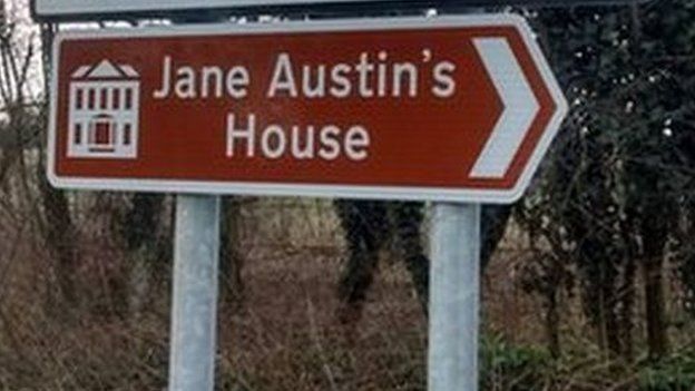 Jane Austin sign