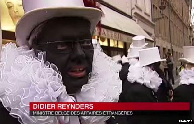 Screengrab of Didier Reynders talking to French TV