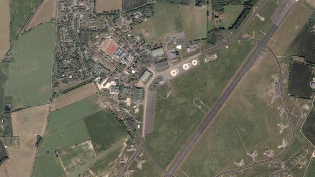 Scottow Enterprise Park on the site of the former RAF Coltishall base