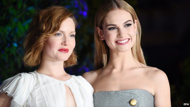Holliday Grainger and Lily James
