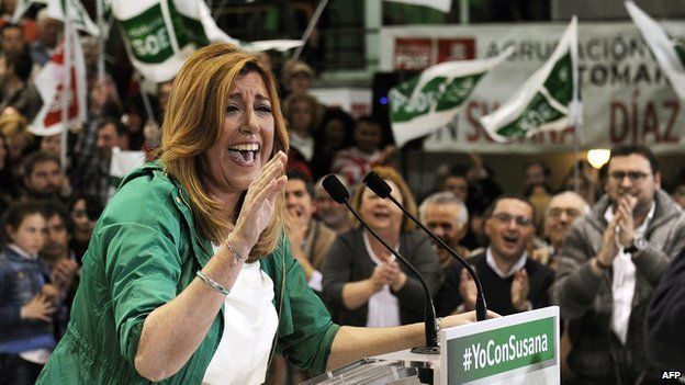 PSOE Andalusia leader Susana Diaz