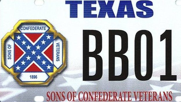 Texas Sons of Confederate Veterans licence plate