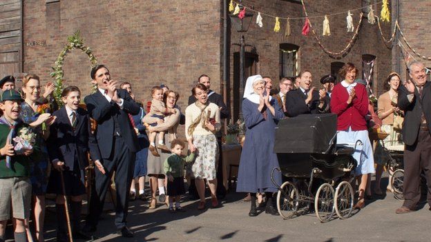 Scene from Call the Midwife, BBC drama