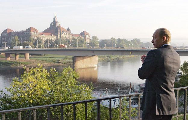 Putin in Dresden in 2006
