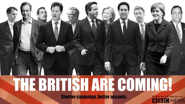 British politicians take centre stage in April.