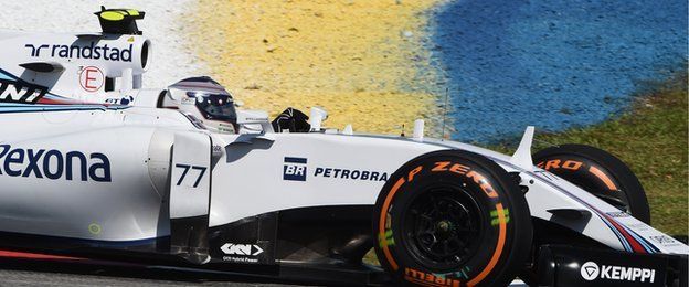 Valtteri Bottas was fifth fastest in second practice