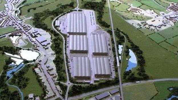 Plans for the former Radlett Airfield