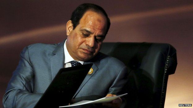 Egyptian President Abdel Fattah al-Sisi, 29 March