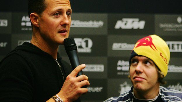Schumacher and Vettel