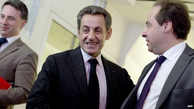 UMP president Nicolas Sarkozy