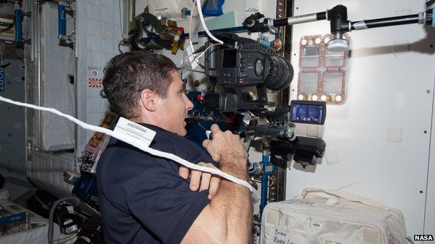 experiment apparatus on the ISS