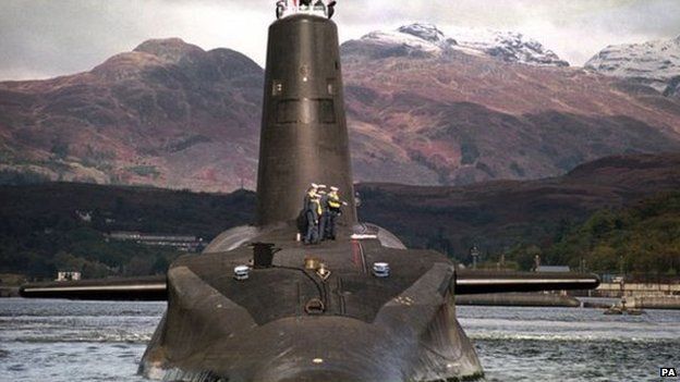 Trident nuclear submarine