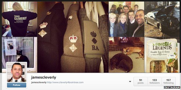 James Cleverly instagram