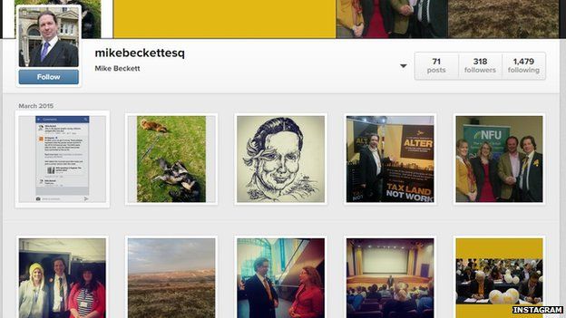 Mike Beckett instagram profile