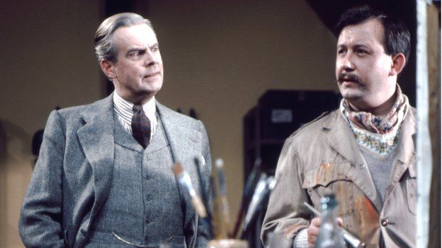 Ian Carmichael as Lord Wimsey; David McKail as John Ferguson