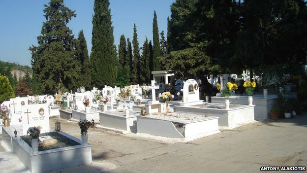 Greek graveyard