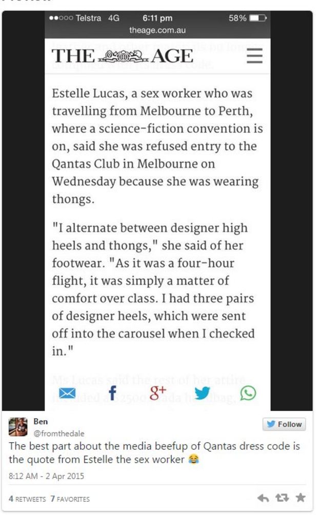 Qantas dress code Singlets and flipflops out of the club BBC News