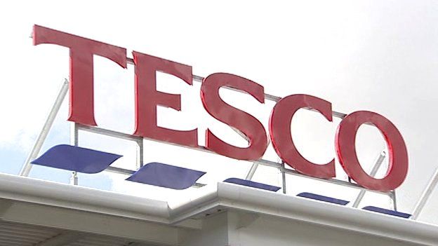 Tesco sign