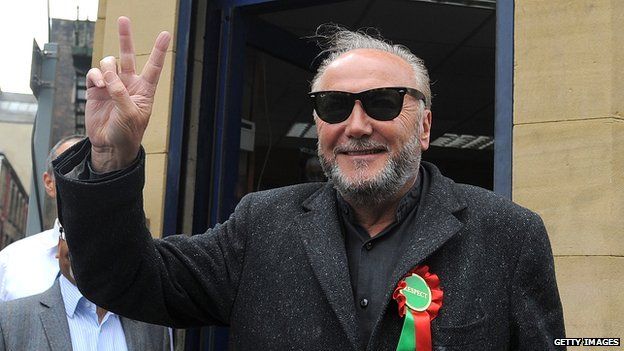 George Galloway is standing for the Respect party in Bradford West