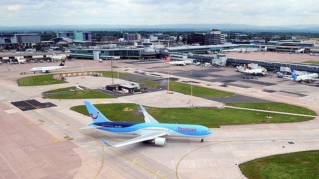 Drone sighting near Manchester Airport diverts flights - BBC News