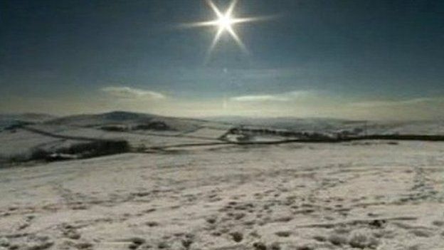 Pennine Way in the snow