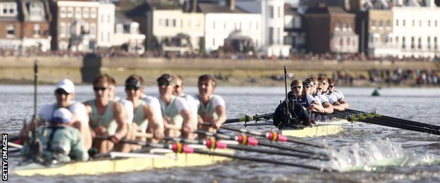 Oxford beat Cambridge in the Boat Race