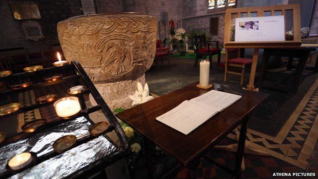 A book of condolence has been opened at Brecon Cathedral