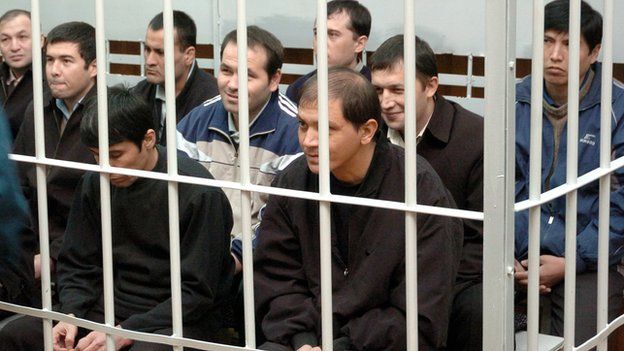 Allegations of torture and forced confessions surrounded the trial of 15 Uzbek men following the Andijan massacre in 2005 when troops fired into a crowd, killing hundreds
