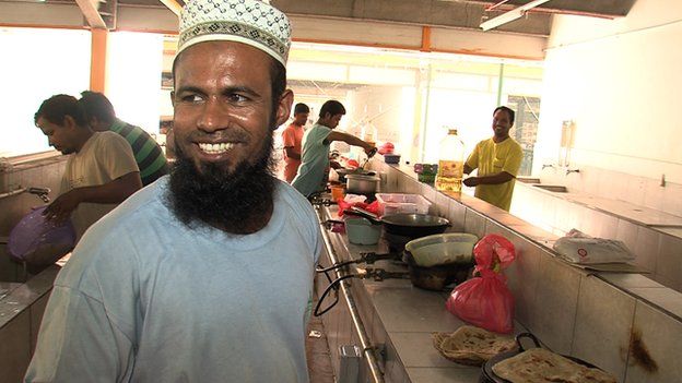 Bangladeshi worker in Singapore