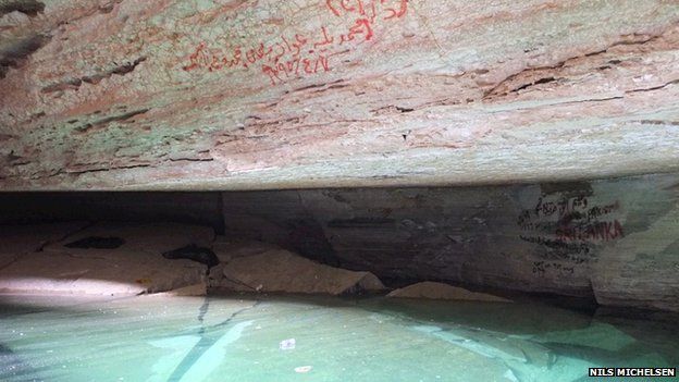 Cave graffiti