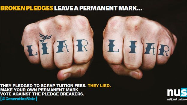 NUS poster on tuition fees