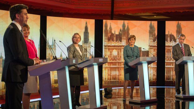 Line-up for the BBC election debate
